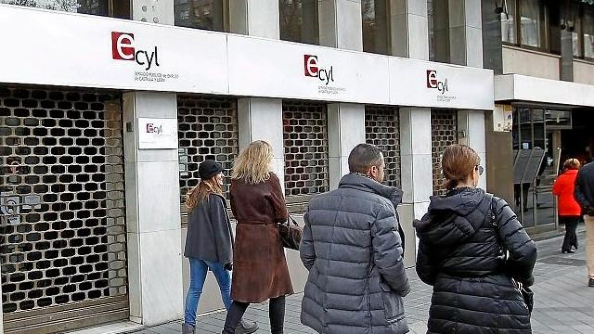 Oficina del Ecyl, en una imagen de archivo. 