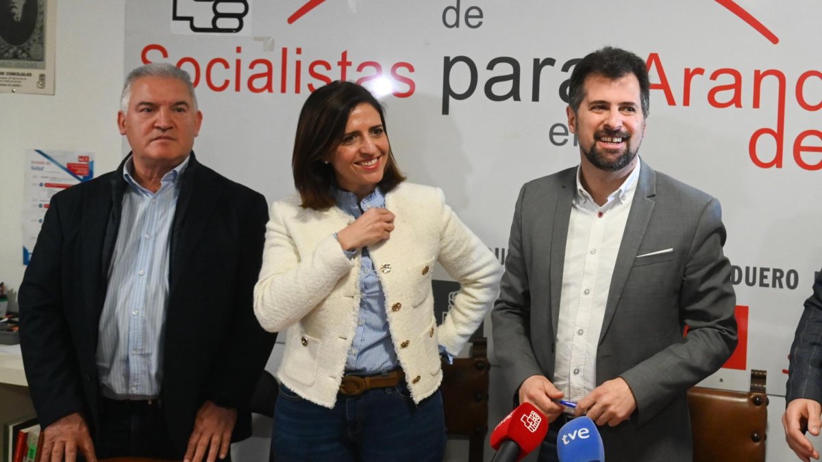 La secretaria general del PSOE de Burgos, Esther Peña.
