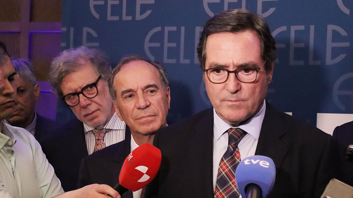 El presidente de la CEOE, Antonio Garamendi.