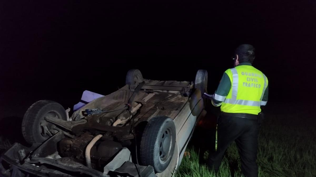 Estado del vehículo tras el accidente.