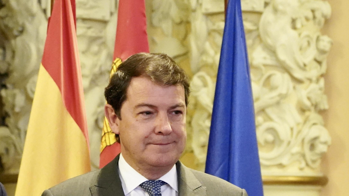 El presidente de la Junta de Castilla y León, Alfonso Fernández Mañueco.