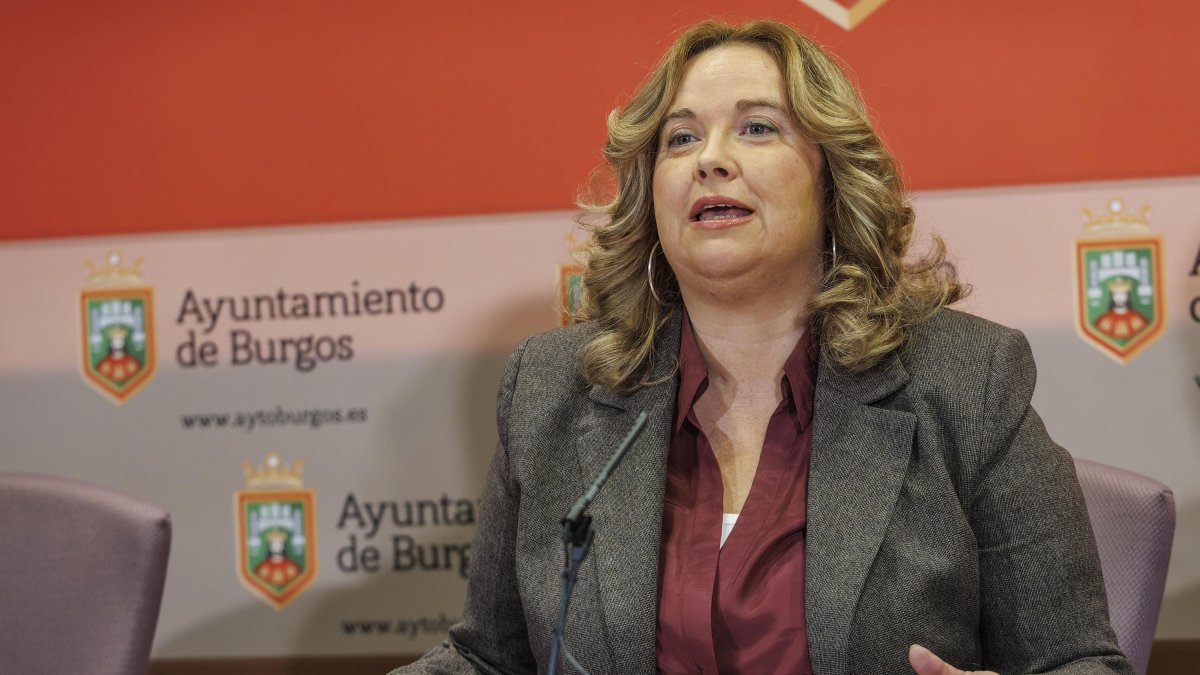 La alcaldesa de Burgos, Cristina Ayala, en una imagen de archivo
