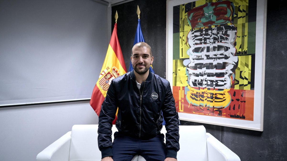El nuevo astronauta español de la Agencia Espacial Europea (ESA), Pablo Álvarez. EP