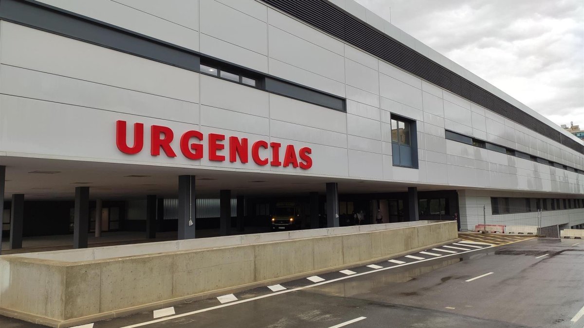 Acceso al servicio de Urgencias en el hospital de León. 