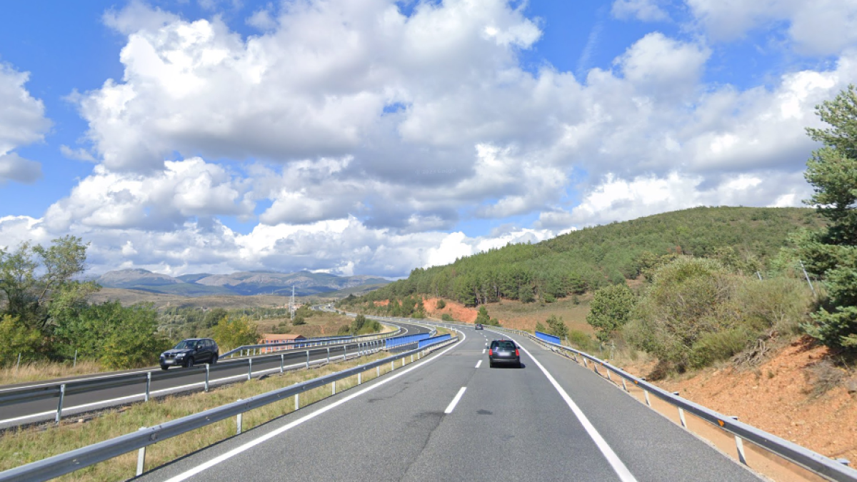 Autovía AP-66 a la altura de Rioseco de Tapia