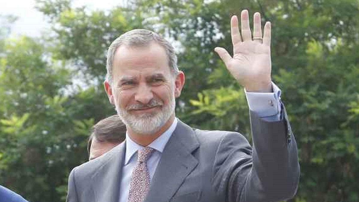 El Rey Felipe VI, en una imagen de archivo durante una visita a Castilla y León