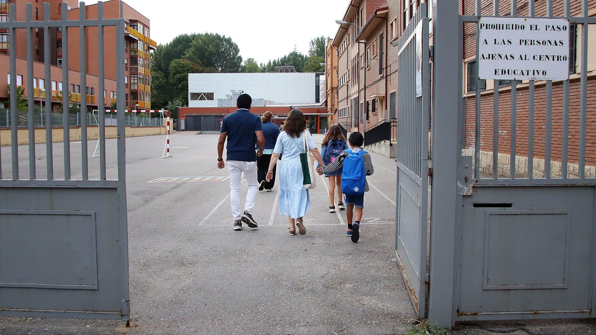 Imagen de archivo del primer día de clase de Primaria en Castilla y León