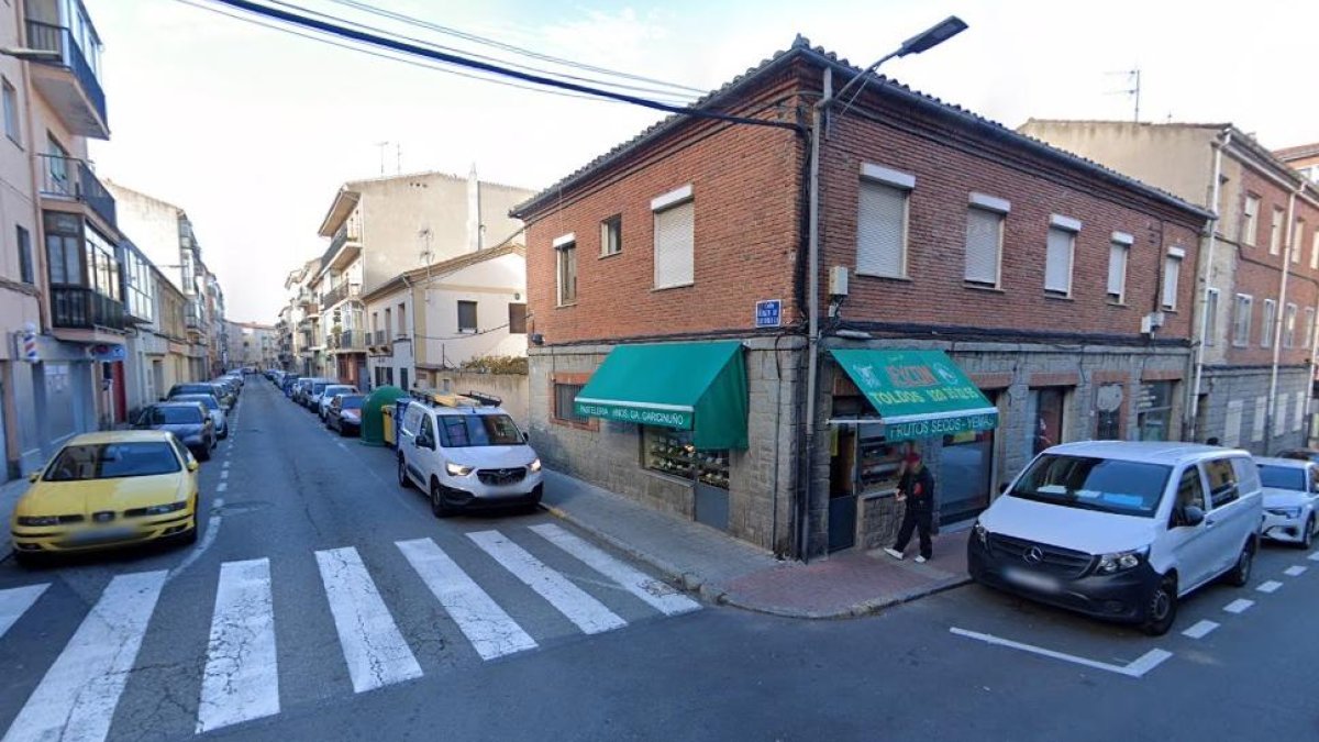 Confluencia de las calles donde ocurrieron los hechos.