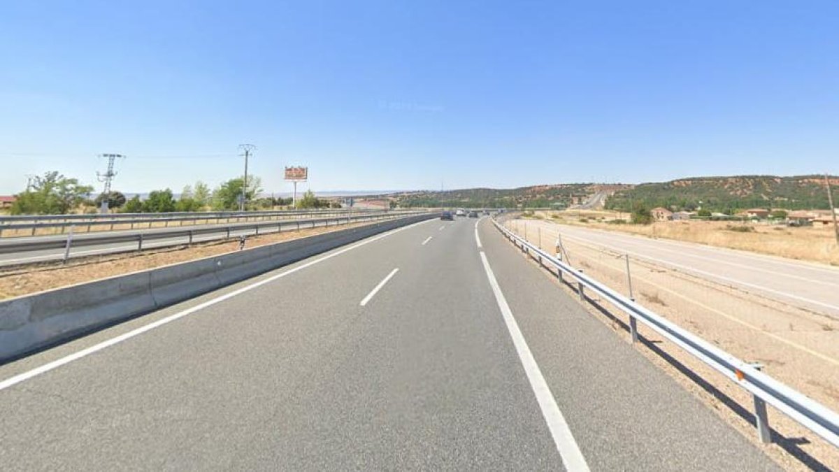 SG-911 a la altura de Castillejo de Mesleón (Segovia)