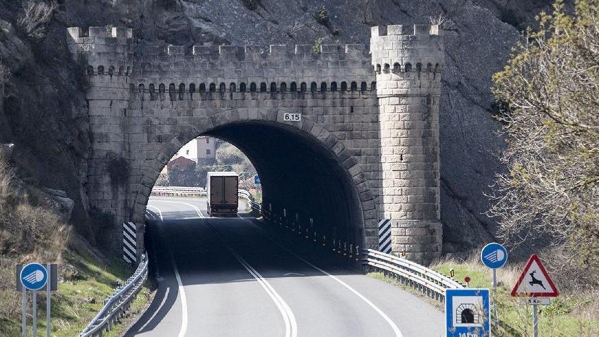 Túnel de Pancorbo, en una imagen de archivo