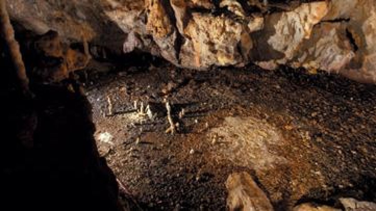 Imagen de archivo de la cueva de la Garma en Soba