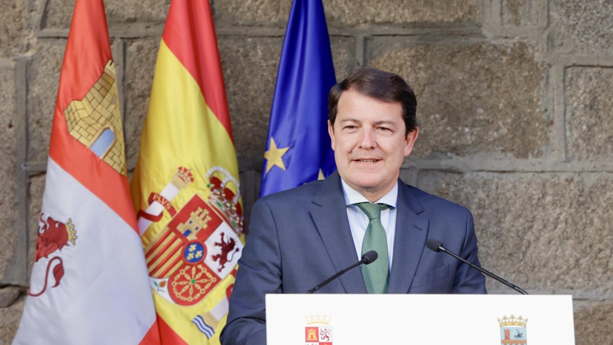 El presidente de la Junta de Castilla y León, Alfonso Fernández Mañueco, en una imagen de archivo