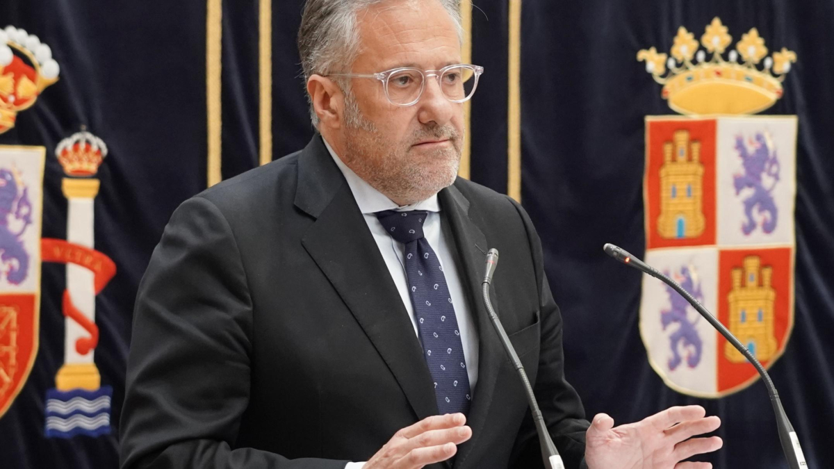 El presidente de las Cortes, Carlos Pollán, en una imagen de archivo.