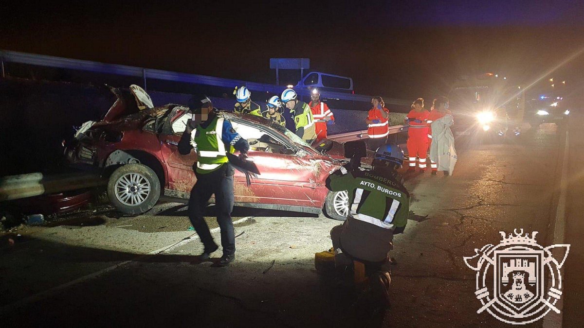 Accidente de tráfico con un fallecido en Burgos