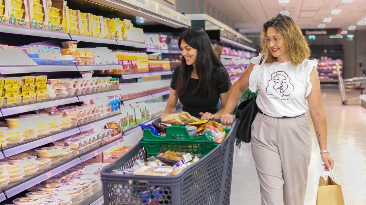 Interior de un supermercado de Mercadona
