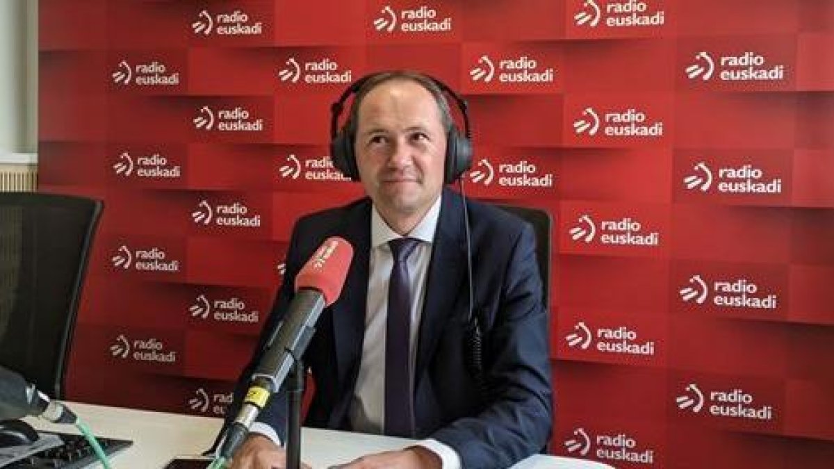 El diputado de Hacienda de Gipuzkoa, Jokin Perona. E. P.