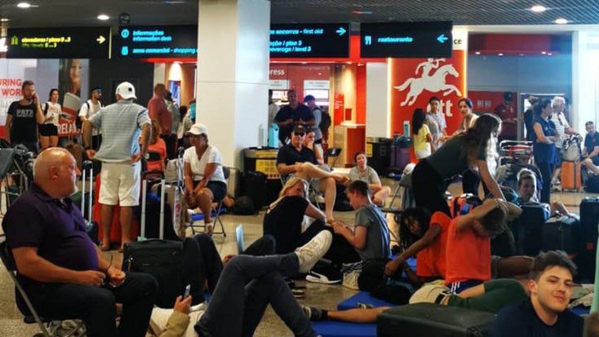 Imagen de la situación del aeropuerto de Madeira.