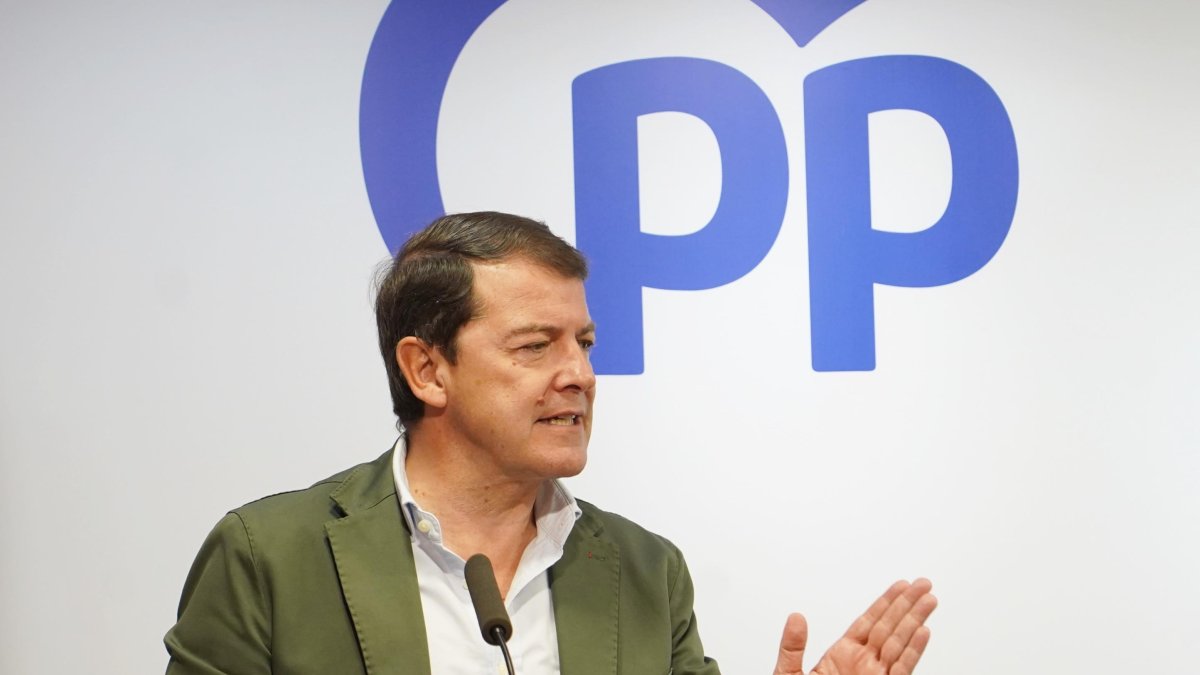 El presidente del PP de Castilla y León y de la Junta, Alfonso Fernández Mañueco, en una imagen de archivo.