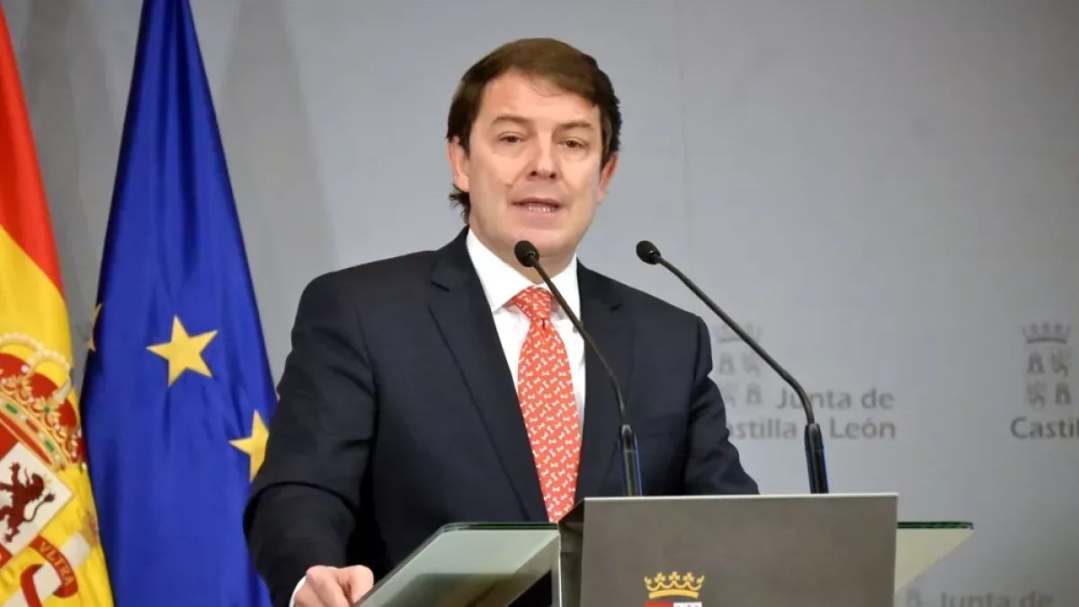 Alfonso Fernández Mañueco, presidente de la Junta de Castilla y León (archivo).