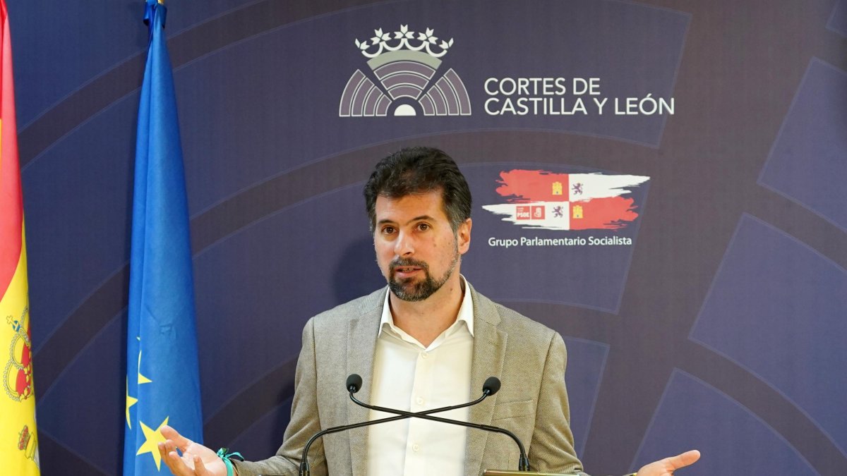 El secretario general del PSOECyL, Luis Tudanca. ICAL
