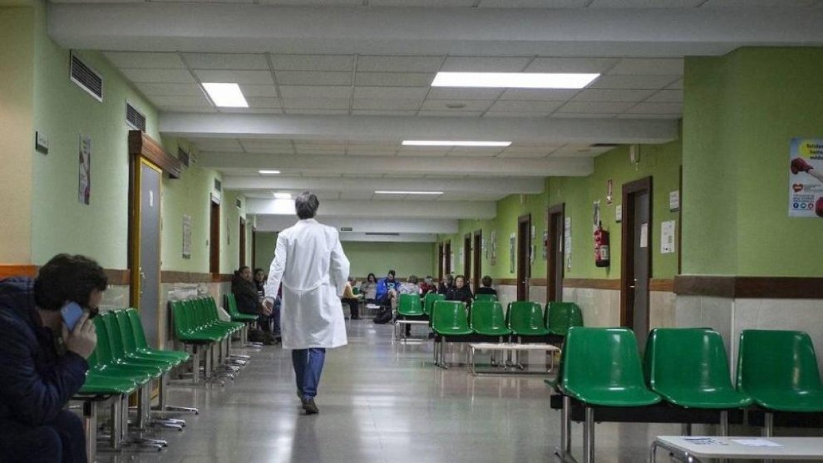 Una imagen de archivo de una sala de espera de un hospital