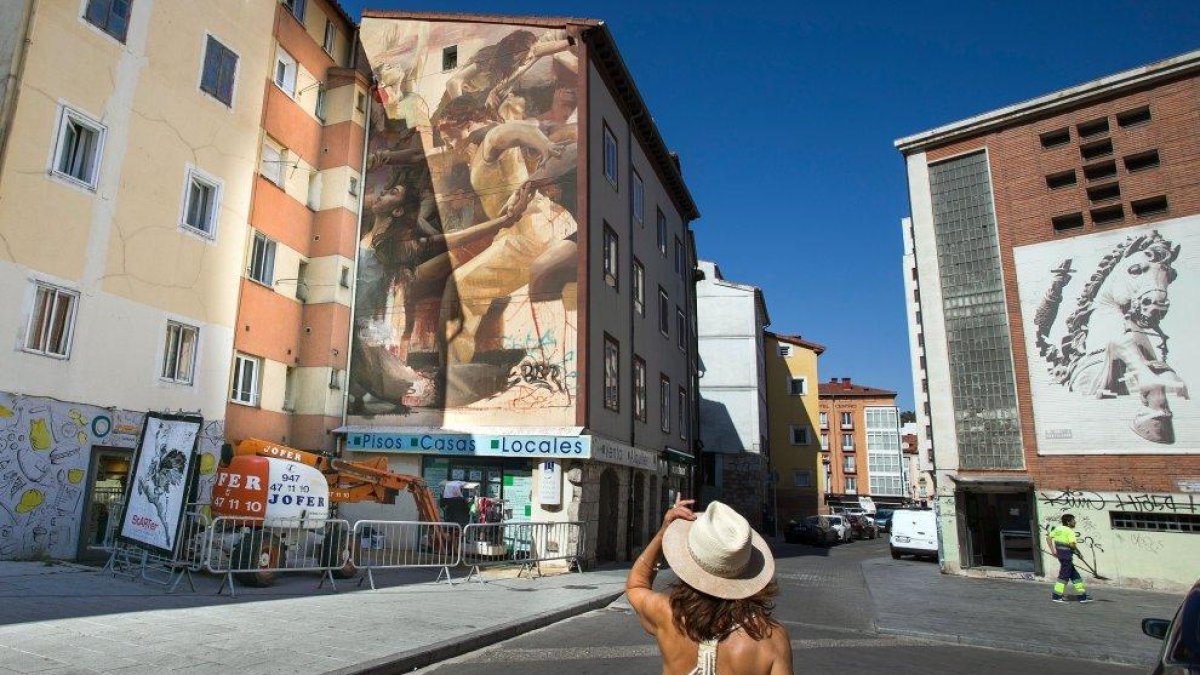 'Atravesar el centro' de Guido Palmadessa en Burgos.