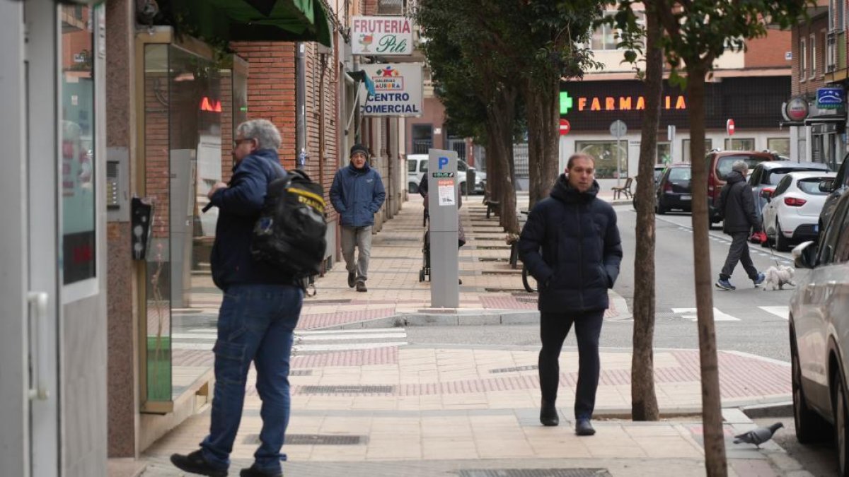 Calle Aurora, en Valladolid