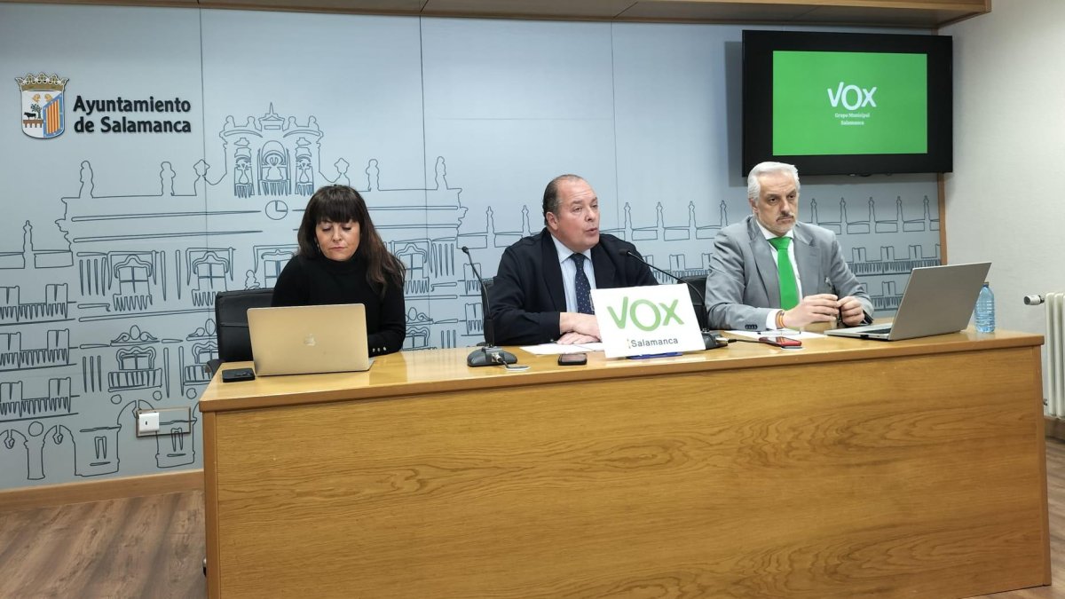 Grupo Municipal de VOX en el Ayuntamiento de Salamanca.