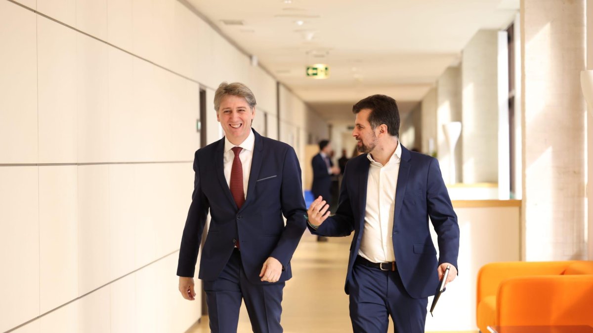 Carlos Martínez Mínguez y Luis Tudanca.