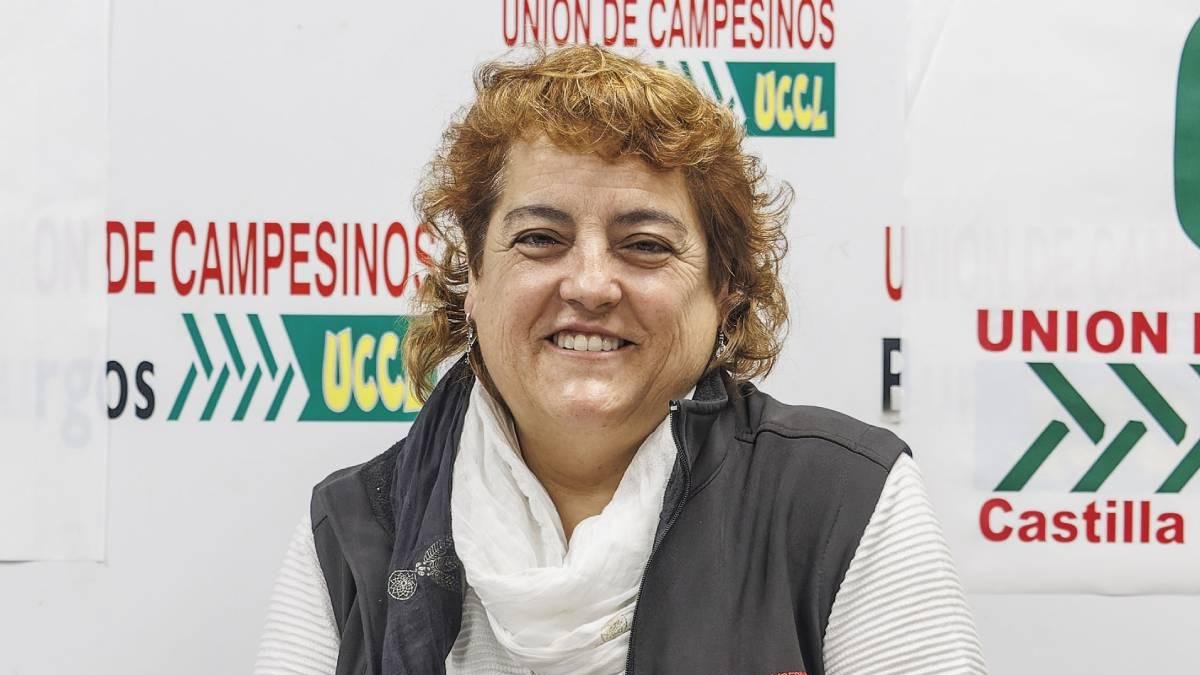 Susana Pardo, presidenta de la Unión de Campesinos de Castilla y León en Burgos. SANTI OTERO