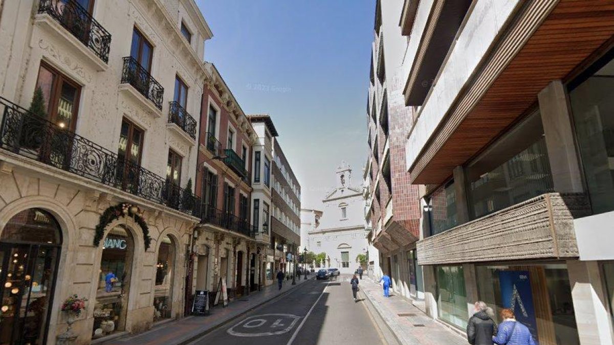 Calle La Cestilla de Palencia.