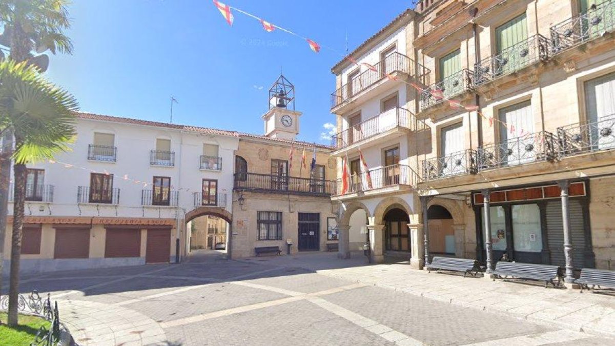 Plaza Mayor de Alba de Tormes.