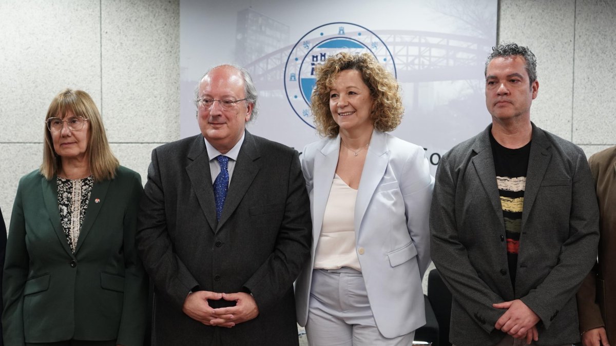 Enrique Cabero, Silvia Fernández y Ángel Lozano