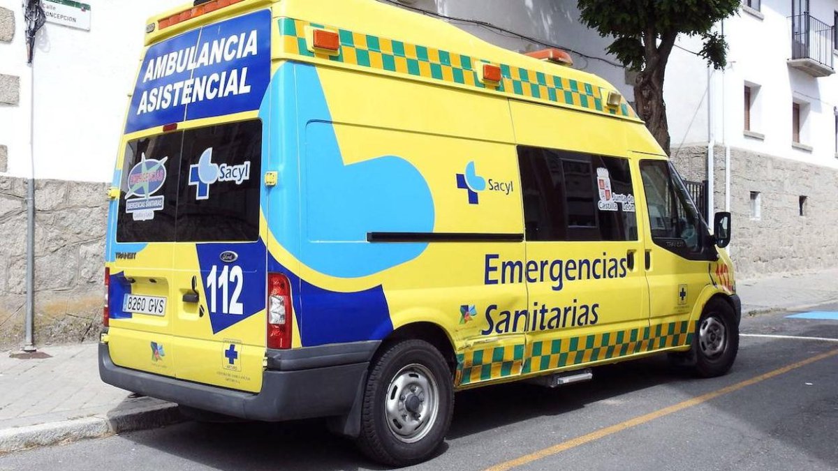 Ambulancia de Emergencias de Sacyl.