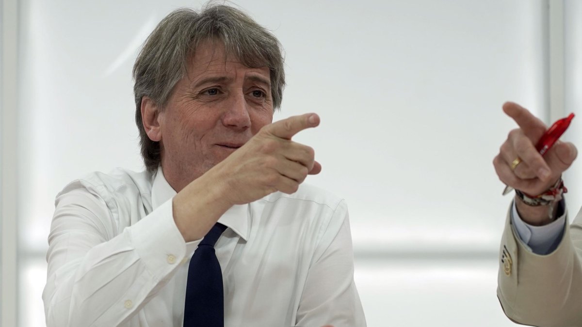 El secretario general del PSOECyL, Carlos Martínez, en una imagen de archivo.