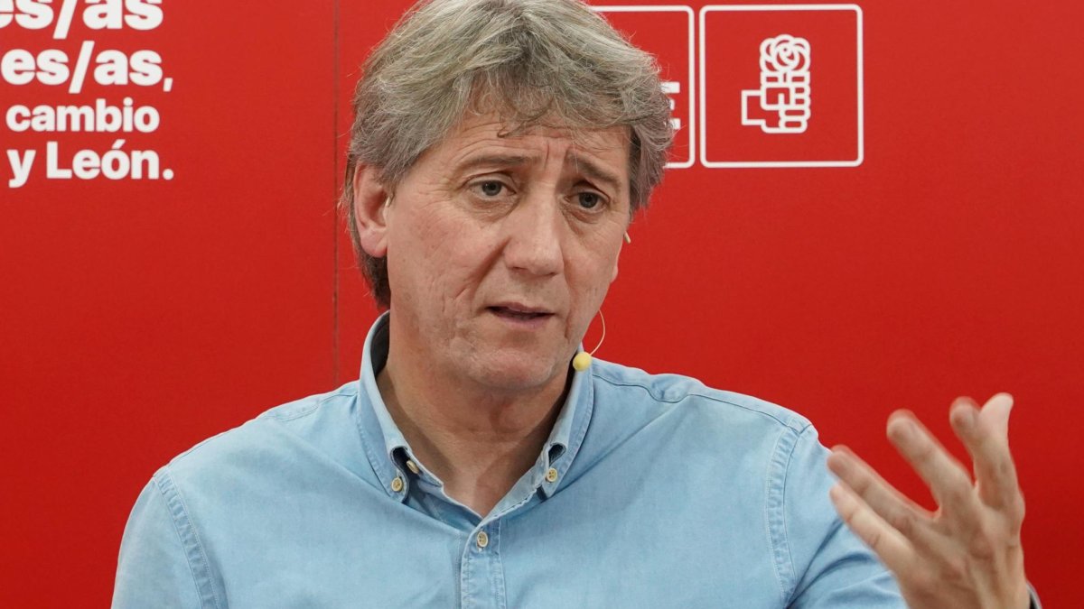 El secretario general del PSOE de Castilla y León, Carlos Martínez, en una imagen de archivo.