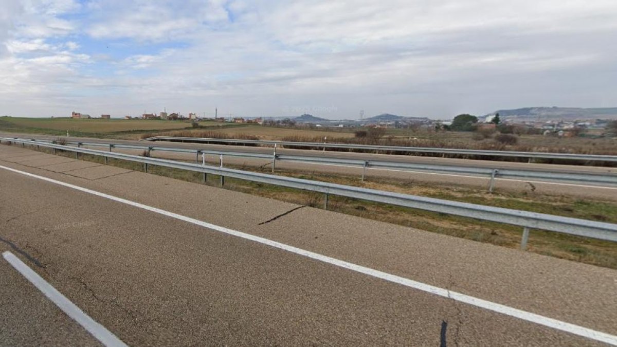 A-67 a la altura de Villalobón.