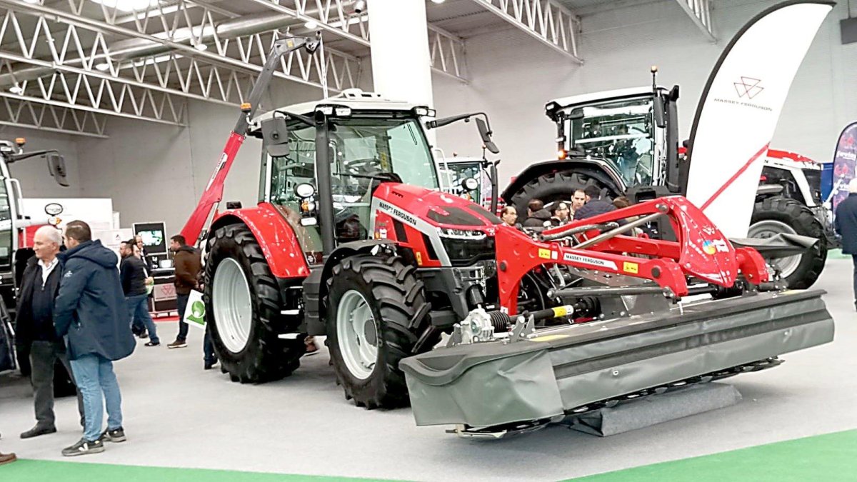 Tractores en ‘Agraria’, la feria de maquinaria agrícola de Valladolid.
