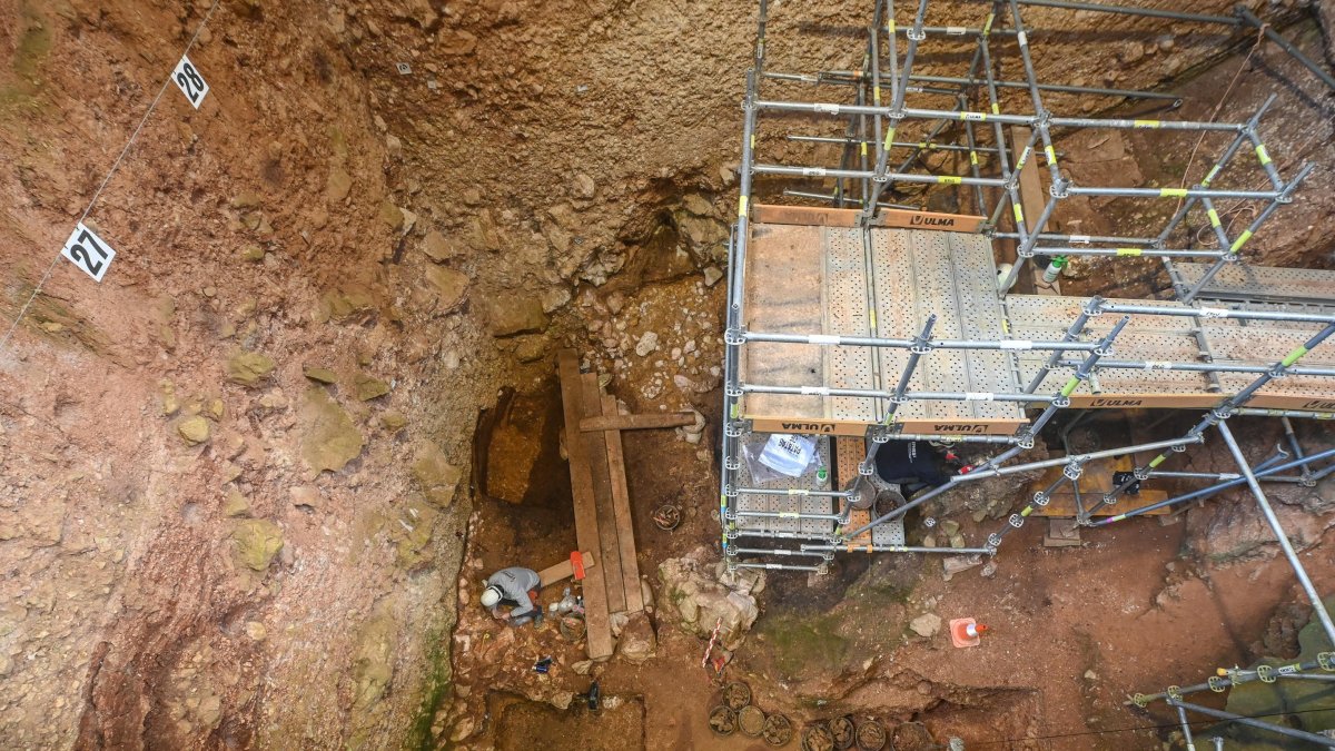 Yacimiento 'Sima del Elefante' en Atapuerca.