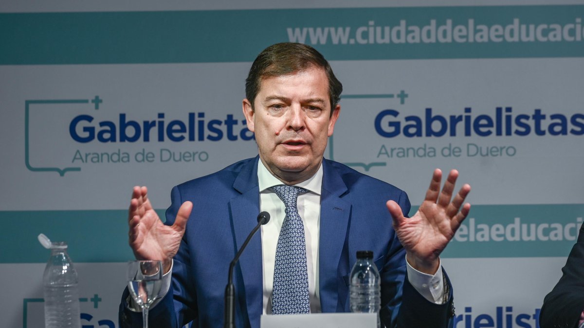 El presidente de la Junta, Alfonso Fernández Mañueco.