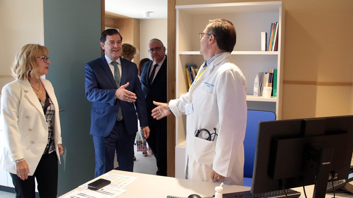 Alfonso Fernández Mañueco, inaugura las instalaciones del centro de salud de Pinilla-San Andrés del Rabanedo