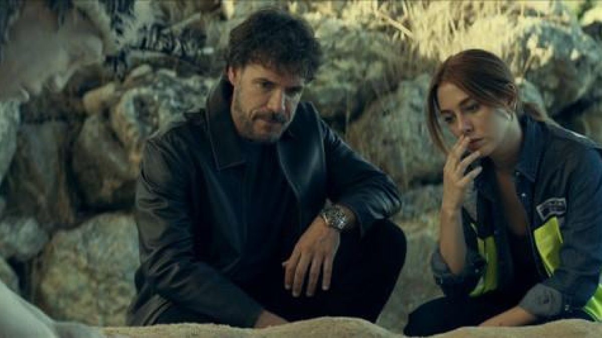 Secuencia de la película 'La huella del mal', rodada en Atapuerca.