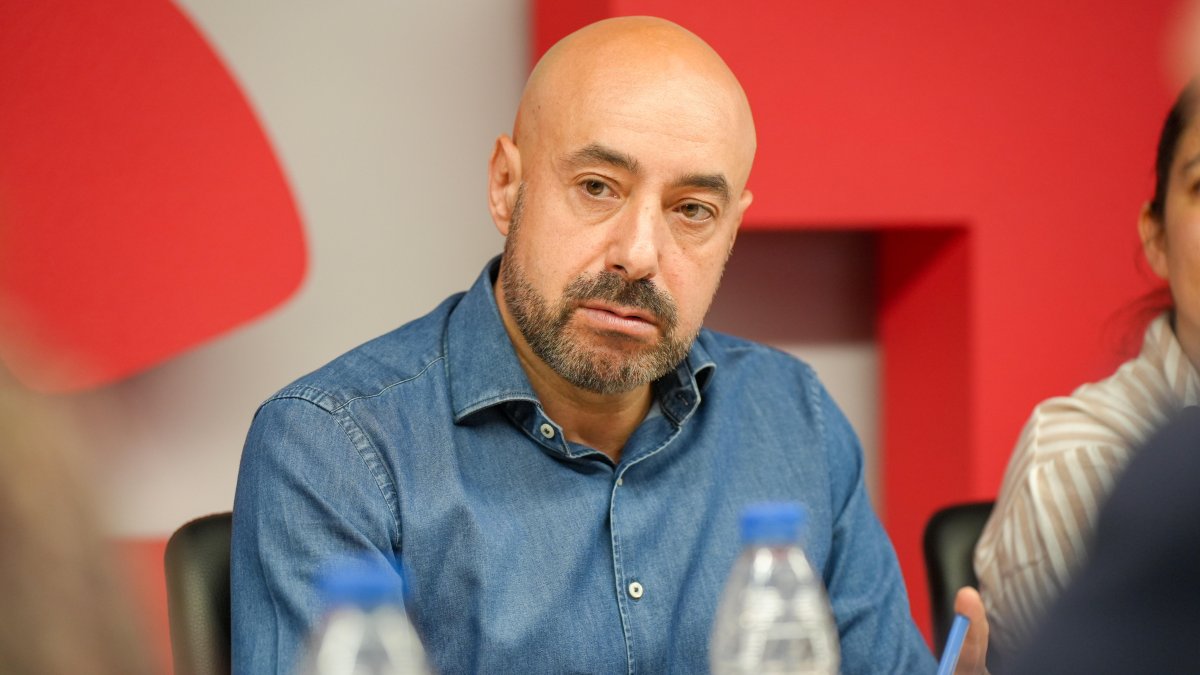 El secretario general de UGT en Castilla y León Óscar Lobo, en una imagen de archivo.