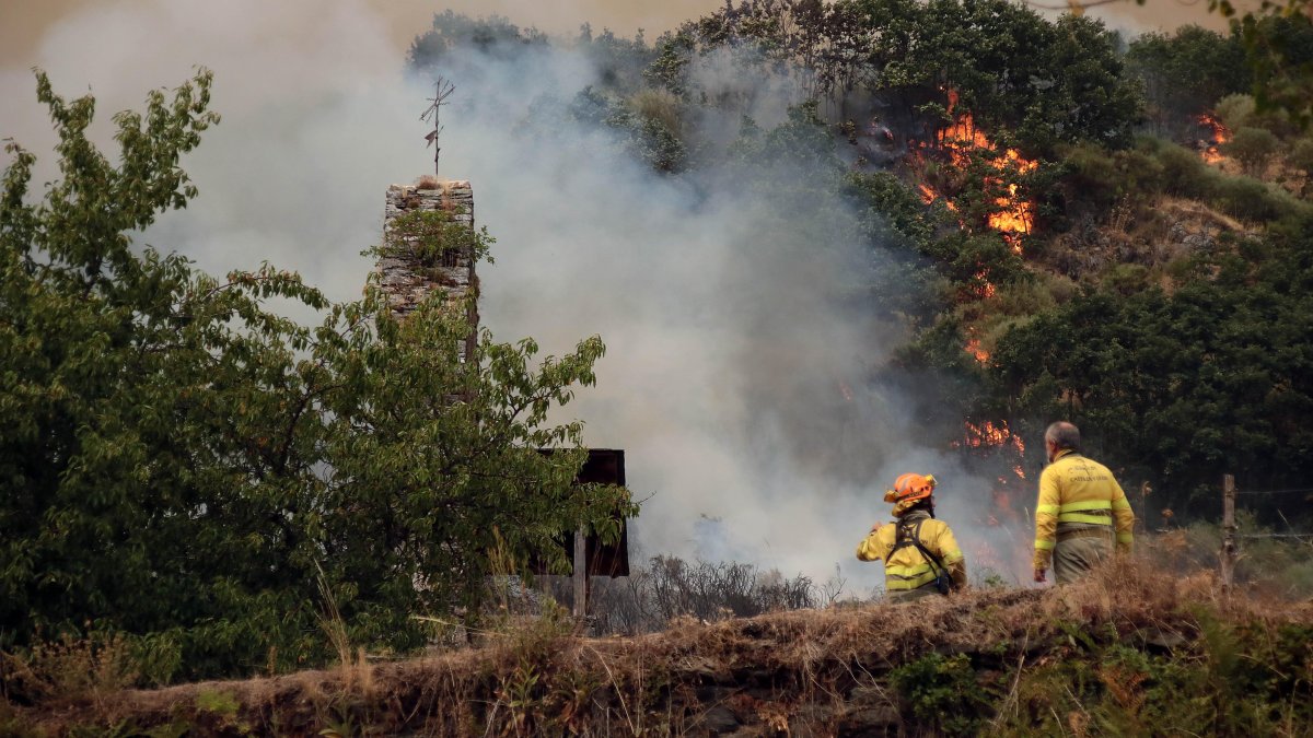 El incendio de Fasgar en una imagen de archivo