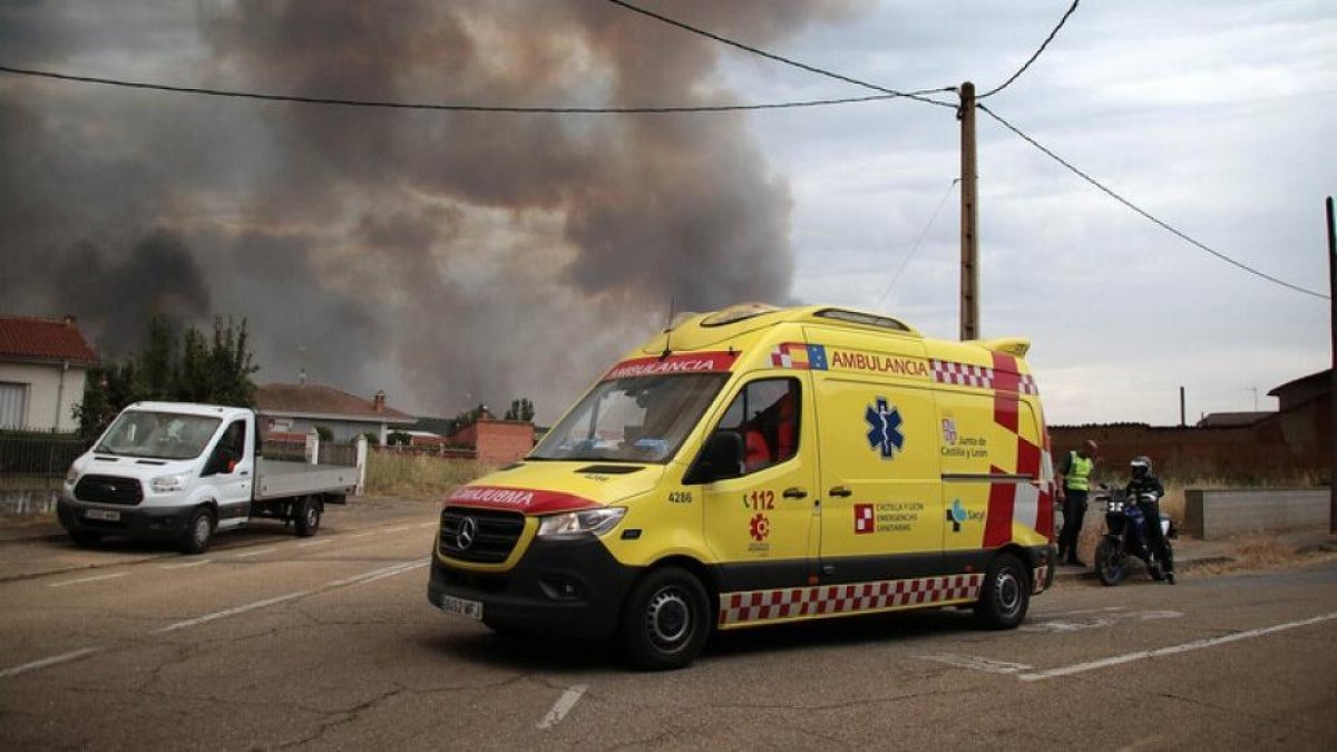 Incendio forestal de Molezuelas de la Carballeda, Zamora.
