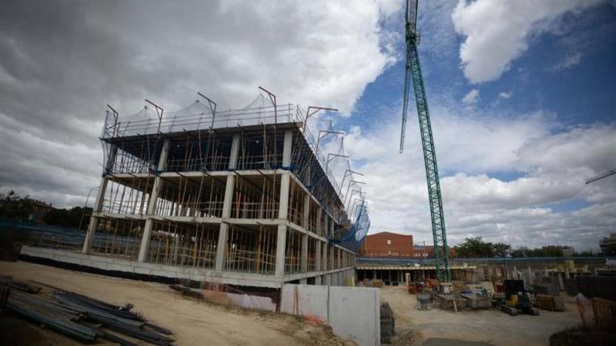 Imagen de archivo de viviendas en construcción