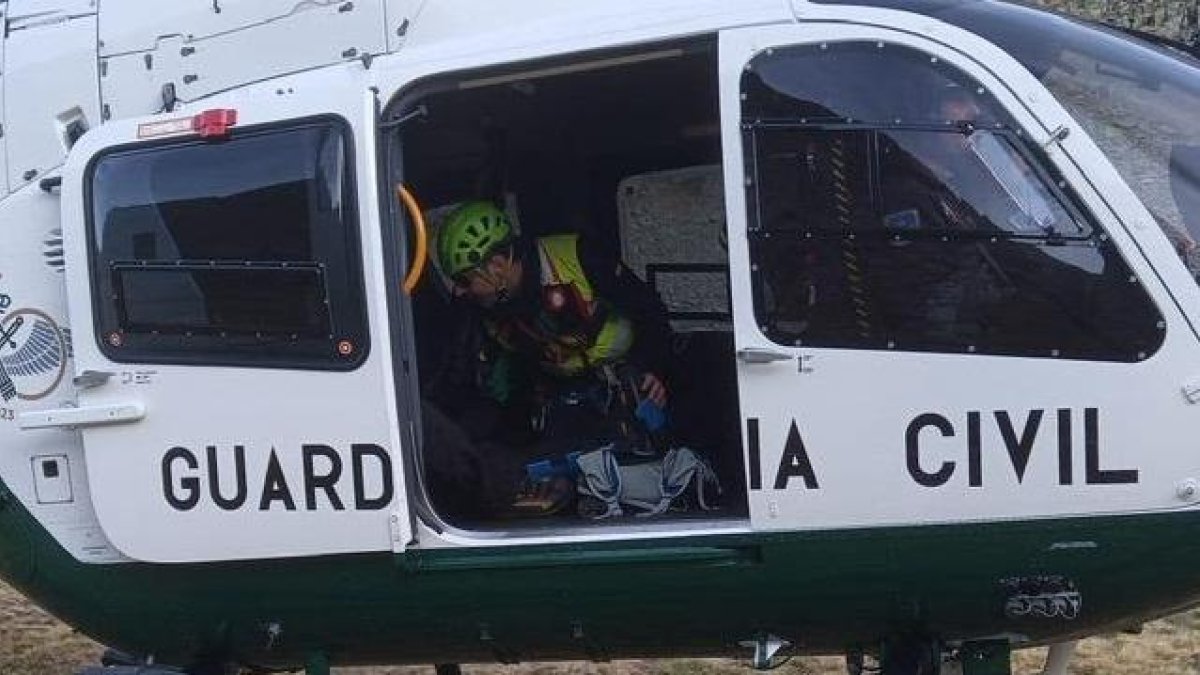 Rescate de la Guardia Civil en Ávila