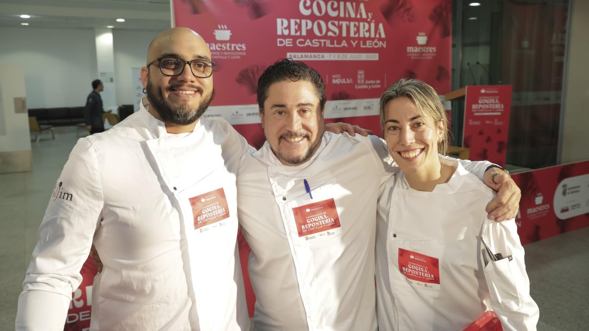 De izquierda a derecha, Carlos Prieto, César Boal; y Sara Cámara