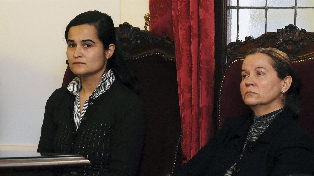 Triana Martínez y su madre Montserrat González, en una imagen de archivo durante el juicio.