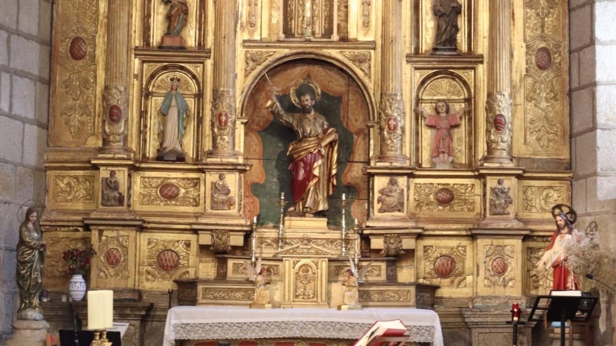 Retablo de la Iglesia de San Bartolomé de Mijares (Ávila)